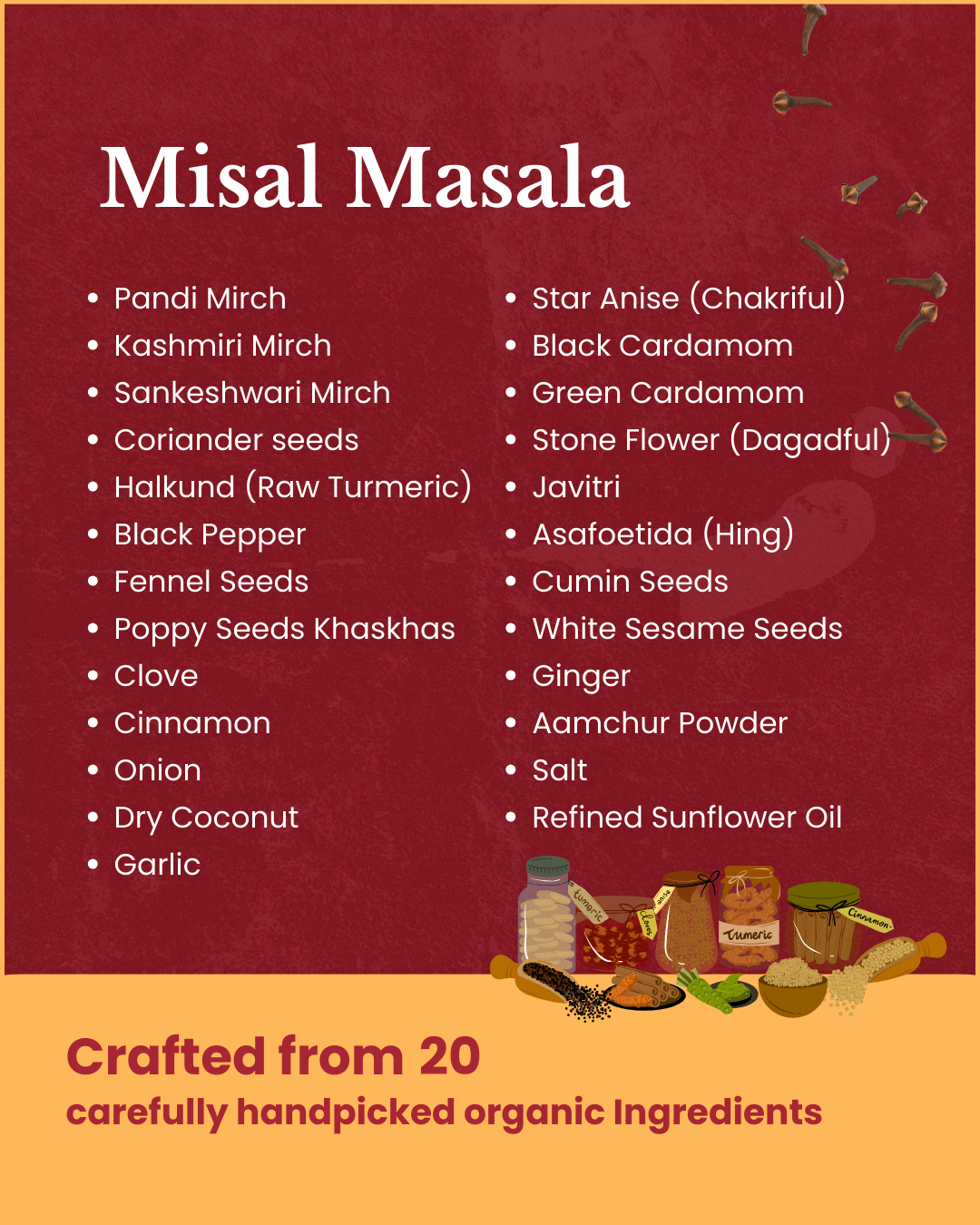 Misal Masala | Authentic Puneri Misal Spice Blend